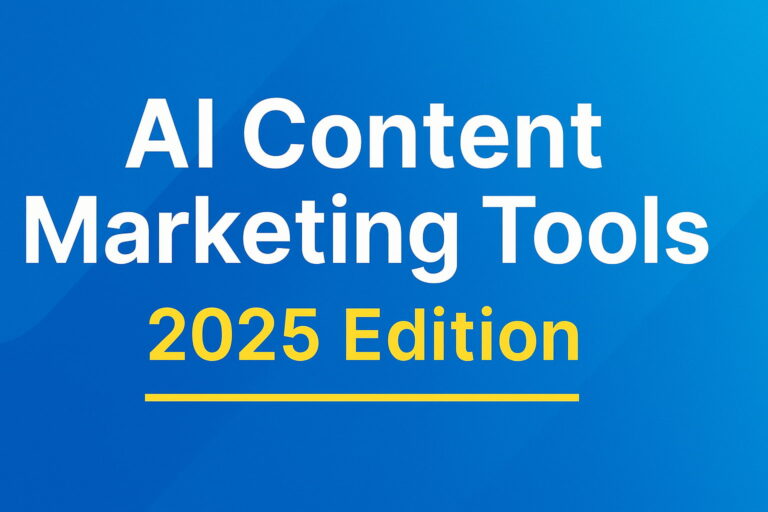 AI content marketing 2025 tools